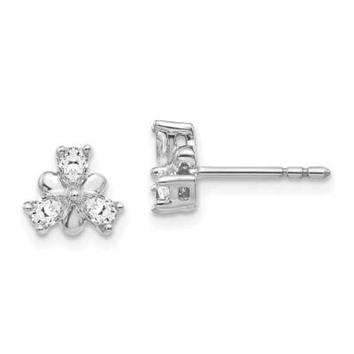 Earrings 14k White Gold Diamond EM4174-040-WA, MPN: EM4174-025-WA, 883957755274