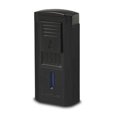 Lotus Duke-V Triple Flame Black Lighter with Fold Out Serrated V Cutter GM23316, MPN: GM23316, 8942…