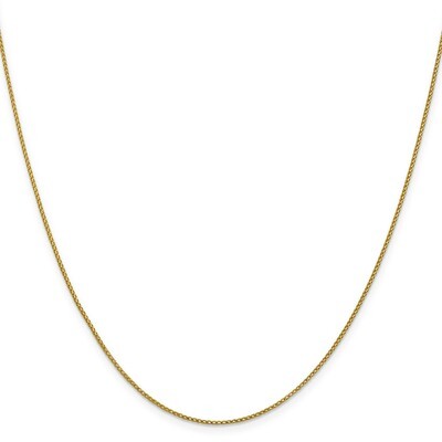 Leslie&#39;s 1 mm Diamond-cut Open Franco Chain 18 Inch 14k Gold HB-7173-18, MPN: 7173-18, 886774548036