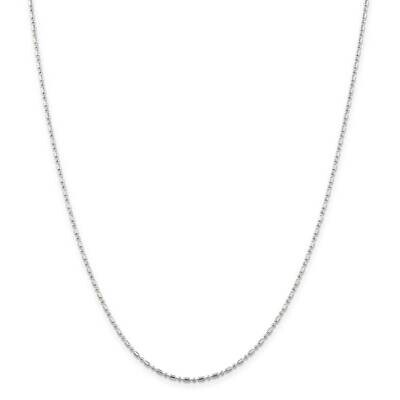 1.5mm Fancy Beaded Chain with 2 Inch Extender 18 Inch Sterling Silver QK30E-18, MPN: QK30E-18,