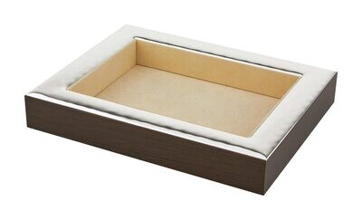 Tizo Oh My Hammered Silver-plated Wooden Platter Tray, MPN: 1503TY,