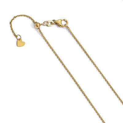 Leslie&#39;s 1.25 mm Diamond-cut Cable Chain 22 Inch 14k Gold HB-1266-22, MPN: 1266-22, 191101846601