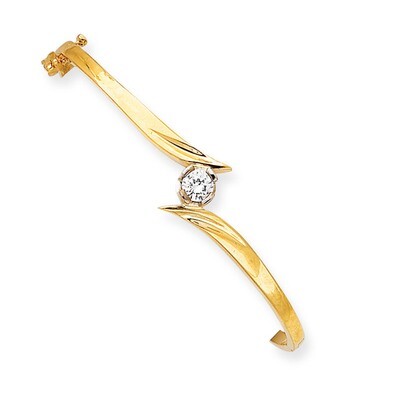Bangle Bracelet Mounting 14k Two-Tone Gold XB283, MPN: XB283, 886774123677