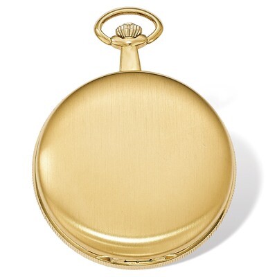 Swingtime Gold-finish Brass Quartz 48mm Pocket Watch XWA4659, MPN: XWA4659, 886774379050