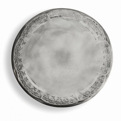 Arte Italica Vintage Pewter Cake Plate VIN1195