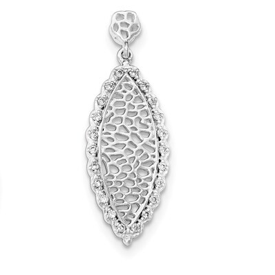 CZ Pendant Sterling Silver QP4408
