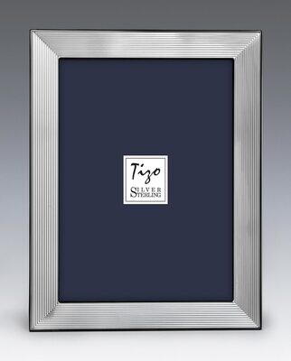 Tizo Stripes 8 x 10 Inch Sterling Silver Picture Frame, MPN: 2009-80,
