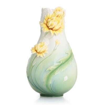 Franz Porcelain Dandelion Mid Size Vase FZ02848, MPN: FZ02848,