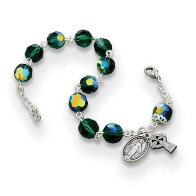 Tin-cut Bohemian Celtic Emerald Bracelet GM22163, MPN: GM22163, 827225453530