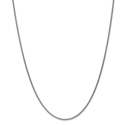 1.65mm Spiga Chain 26 Inch 14k White Gold PEN121-26, MPN: PEN121-26, 883957171685