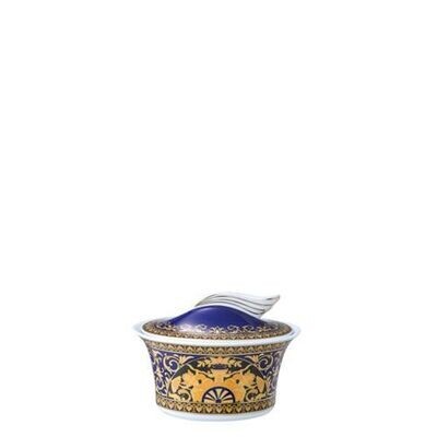 Versace Medusa Blue Sugar Bowl Covered 7 ounce, MPN: 19325-409620-14330, 790955217119