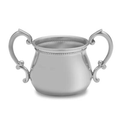 Empire Polished Pewter Beaded Double Handle Baby Cup GM21973, MPN: GM21973, 781642000305