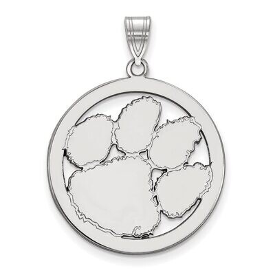 Clemson University L Pendant in Circle Sterling Silver SS034CU, MPN: SS034CU, 886774680231