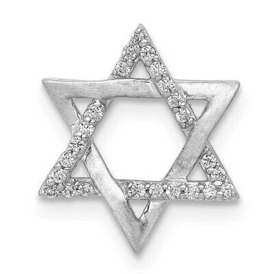 1/10Ct. Diamond Star Of David Chain Slide 14k White Gold PM3937-010-WA, MPN: PM3937-010-WA, 8839572…
