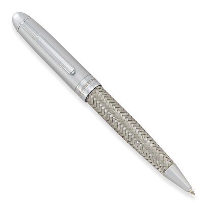 Charles Hubert Silver-tone Mesh Ballpoint Pen GM9185, MPN: GM9185, 811233018423