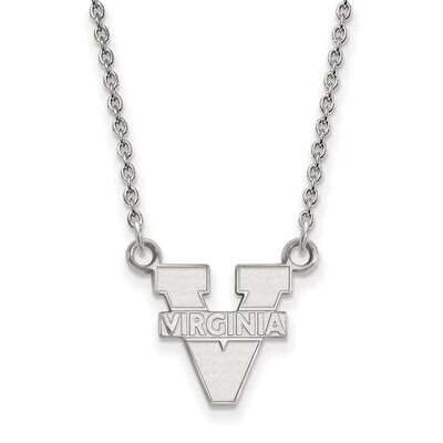 University of Virginia Small Pendant with Necklace Sterling Silver SS015UVA-18, MPN: SS015UVA-18, 8…