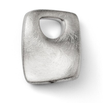 Scratch Finish Pendant Sterling Silver QLF180