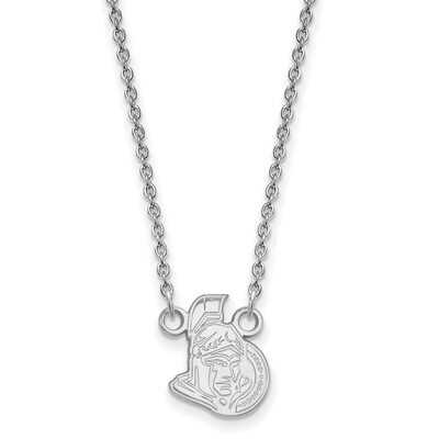 Ottawa Senators Small Pendant with Chain Necklace Sterling Silver SS013SEN-18, MPN: SS013SEN-18, 88…