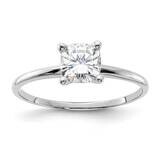 3/4ct. G H I True Light Cushion Moissanite Solitaire Ring 14k White Gold WGSH13C-11MT, MPN: WGSH13C…