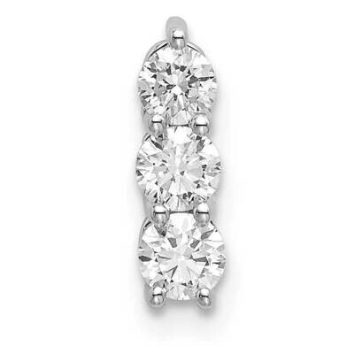 Diamond Si1/Si2 G H I 3-Stone Pendant 14k White Gold Lab Grown PM6637-033-WLG, MPN: PM6637-033-WLG,…