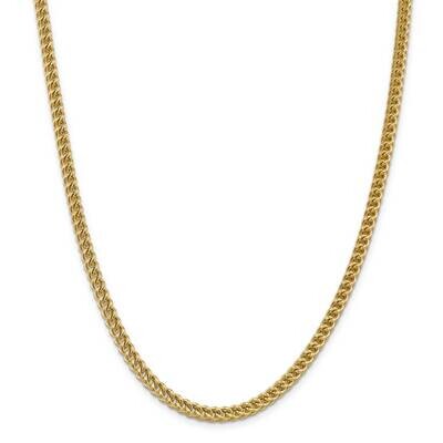 4.5mm Semi-Solid Franco Chain 26 Inch 14k Gold BC137-26, MPN: BC137-26, 883957172569