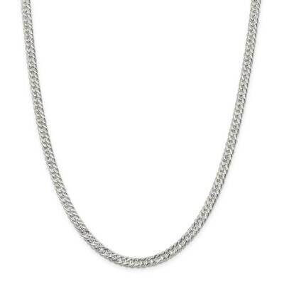 5.5mm Rambo Chain 26 Inch Sterling Silver QRM100-26, MPN: QRM100-26,