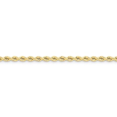 4mm Handmade Regular Rope Chain 22 Inch 14k Gold 030S-22, MPN: 030S-22, 886774395449