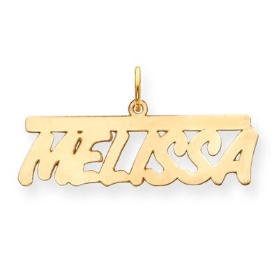 0.013 Gauge Polished Nameplate 14k Gold XNA78Y, MPN: XNA78Y, 883957382661