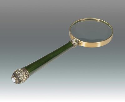 Tizo Hanna Green Magnifying Magnifier Glass Jeweltone, MPN: RS202GNMN,