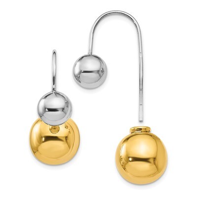 Leslie&#39;s Gold-tone Dangle Earrings Sterling Silver HB-QLE1050, MPN: QLE1050, 191101606861