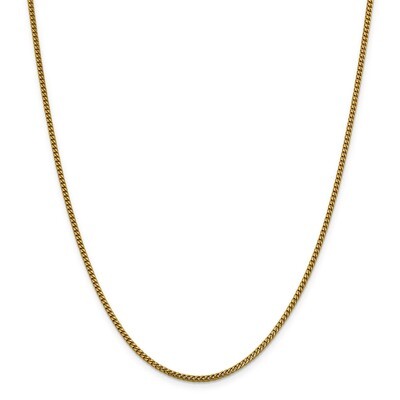 Leslie&#39;s 2 mm Franco Chain 24 Inch 14k Gold HB-7181-24, MPN: 7181-24, 886774548340