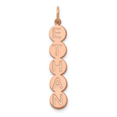 5 Letter Bubble Pendant 10k Rose Gold 10XNA1330R, MPN: 10XNA1330R,