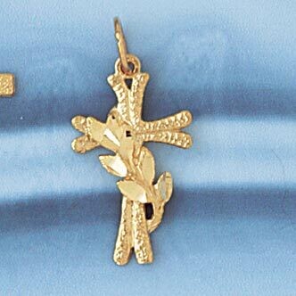 Dazzlers Jewelry Cross Pendant Necklace Charm Bracelet in Yellow, White or Rose Gold 8255, MPN: DZ-…