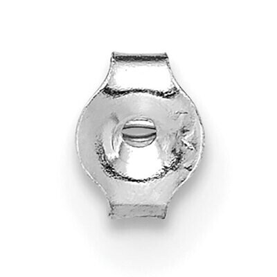 Ultra Light Friction Earring Nut 14k White Gold WG2696, MPN: WG2696,
