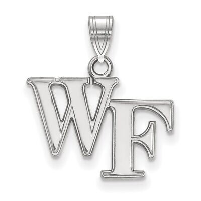 Wake Forest University Small Pendant 10k White Gold 1W002WFU, MPN: 1W002WFU, 886774769912