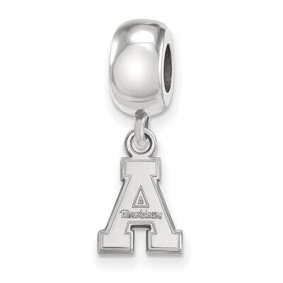 Appalachian State University Bead Charm Extra Small Dangle Sterling Silver SS013APS, MPN: SS013APS,…