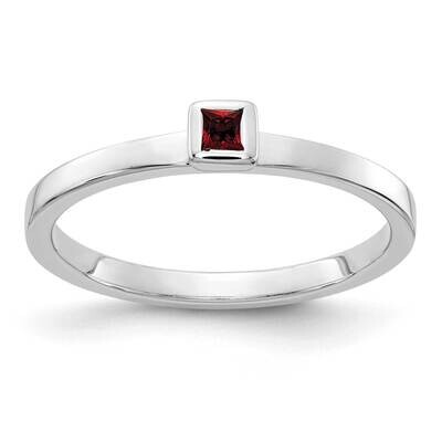 Garnet Ring 14k White Gold RM4328-GA-W, MPN: RM4328-GA-W, 883957565033