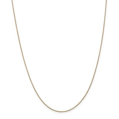 Leslie&#39;s .9 mm Round Cable Chain 20 Inch 14k Gold HB-7240-20, MPN: 7240-20, 191101848810