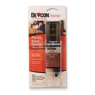 Devcon Home Plastic Steel 25ML Syringe JT5215, MPN: JT5215, 654207164203