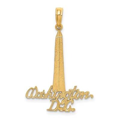 Washington D.C. Monument Charm 14k Gold K8909, MPN: K8909, 637218049066