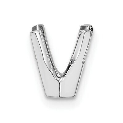 Round 4-Prong V Tapered .50ct. Setting 14k White WG105-3, MPN: WG105-3,