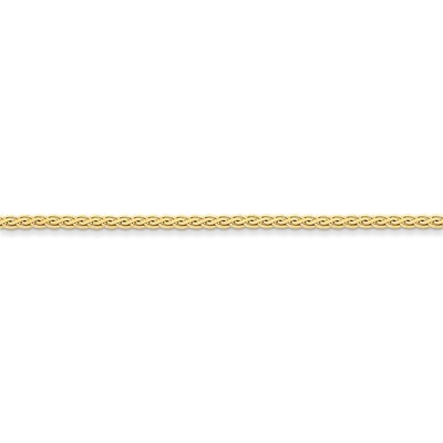 3mm Flat Wheat Chain 16 Inch 14k Gold FW085-16, MPN: FW085-16, 886774430768