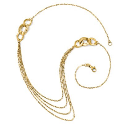 Leslie&#39;s Four Layer Rope Chain Necklace 18 Inch - 14k Gold HB-LF104-18, MPN: LF104-18, 886774648491