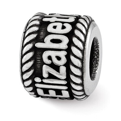 Personalized Name Bead - Sterling Silver QRSXNA1, MPN: QRSXNA1, 883957514543