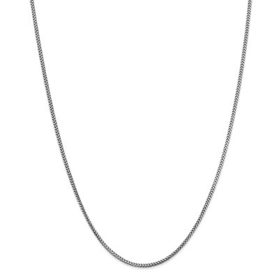 Leslie&#39;s 1.5 mm Franco Chain 20 Inch 14K White Gold HB-7180-20, MPN: 7180-20, 886774548302