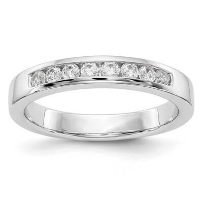 8-Stone Diamond Channel Band 14k White Gold RM3306B-031-WAA, MPN: RM3306B-031-WAA,