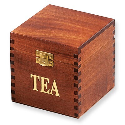 Wooden Tea Chest GM5384, MPN: GM5384, 610939070403