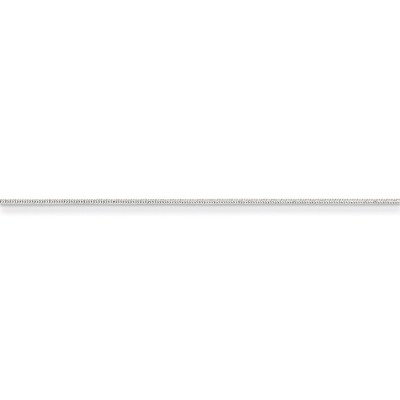 18 Inch 0.85mm Round Snake Chain Sterling Silver QFS15-18, MPN: QFS15-18, 886774409351
