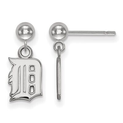 Detroit Tigers Earring Dangle Ball 14k White Gold 4W010TIG, MPN: 4W010TIG, 886774838090