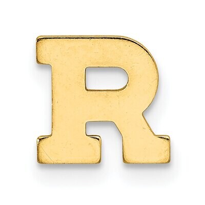 Die Struck Letter R 14k Yellow Gold YG2221R, MPN: YG2221R,